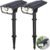 Bright Solar Spot Lights Outdoor, 2Pack Motion Sensor, Modern Style, Black, Waterproof, 250 Lumen, LED, Solar Powered, Remote Control, Driveway/Garden/Walkway