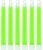MediTac Green Glow Sticks, Premium Bright 6” Snap & Light Sticks, 12 Hour-6 Pack