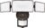 LEPOWER LED Security Light Motion Sensor Light Outdoor, 38W 4200LM Motion Security Light, 5500K, IP65 Waterproof, 3 Head Motion Detected Flood Light for Garage, Yard, Porch (Not Solar Powered, Brown)