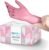 Hand-E Touch Pink Nitrile Disposable Gloves – Esthetician, Nail Tech, Hair Dye & Stylist, Cleaning Gloves