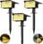 [3 Pack & 62LED]Solar Spot Lights Outdoor Motion Sensor, 3 Modes Motion Sensor Outdoor Lights 2-in-1 Solar Landscape Spotlights LED Solar lights for Outside Yard Garden Wall Pathway Walkway,Warm White