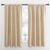 NICETOWN Room Darkening Curtains for Bedroom – Triple Weave Home Decoration Thermal Insulated Solid Window Drapes (Set of 2 Panels, 42 x 63 Inch, Biscotti Beige)