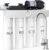 SimPure Alkaline UV Reverse Osmosis System, NSF/ANSI 58 Certified, Tankless RO Water Filter System 400 GPD, pH+ Remineralization Water Filtration Under Sink, BPA Free, Built-in Pump