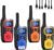 Wishouse Walkie Talkies for Adults Long Range-Handheld 2 Way Radios Rechargeable,Hiking Accessories Camping Gear Xmas Birthday Gift for Kids with Lamp,SOS Siren,NOAA Weather Alert,Easy to Use 4 Pack
