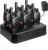 Case of 6,Retevis H-777 Walkie Talkies for Adults Long Range, Rechargeable Two-Way Radios,with 6-Way Multi Unit Charger,Flashlight Handheld Business 2 Way Radios