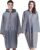 Cosowe Rain Ponchos for Adults Reusable, 2 Pcs Raincoats Emergency for Women Men with Hood and Drawstring