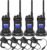Retevis NR30S Walkie Talkies Long Range, IP67 Waterproof 2 Way Radio with Mic, Heavy Duty Two Way Radio, 2800mAh Battery, Group Call, Noise Canceling, Business Radio for Jobsite(4 Pack)