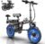 Folding Electric Bike for Adults,Mini Bike 500/750 Motor,28/30MPH,48V 15/20Ah Removable Battery,Up to 25-65Miles, 16″ Fat Tire Ebike,Commuter Electric Bicycles for Adults Teens-2 Seater