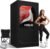 Upgraded Infrared Sauna Box for Relaxation,Detoxification,Portable Steam Sauna for Home with XL Steamer,Folding Chair,Multiple Layered Full Body Sauna Tent for Spa,Indoor,Outdoor,Gym-Black