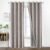 Joydeco Blackout Curtains 72 Inches Long 2 Panels Burg, Room Darkening Curtains for Bedroom, 100% Black Out Textured Thermal Drapes Privacy Protection 2 Panels Set(W52 x L72 Inch, Greyish White)