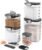 ProKeeper+ 9 Piece Clear Plastic Airtight Food Flour and Sugar Baker’s Kitchen Storage Organization Container Canister Set with Magnetic Accessories