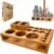 Barillio Bamboo Stand for Bartender Kit Storage (Bar Tools are Not Included) | Cocktail Shaker Set Wood Holder | Perfect Match with Barillio Complete Bar Tool Set